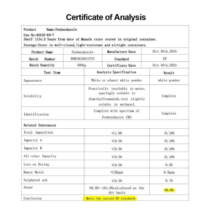Fenbendazole 100x Tablets